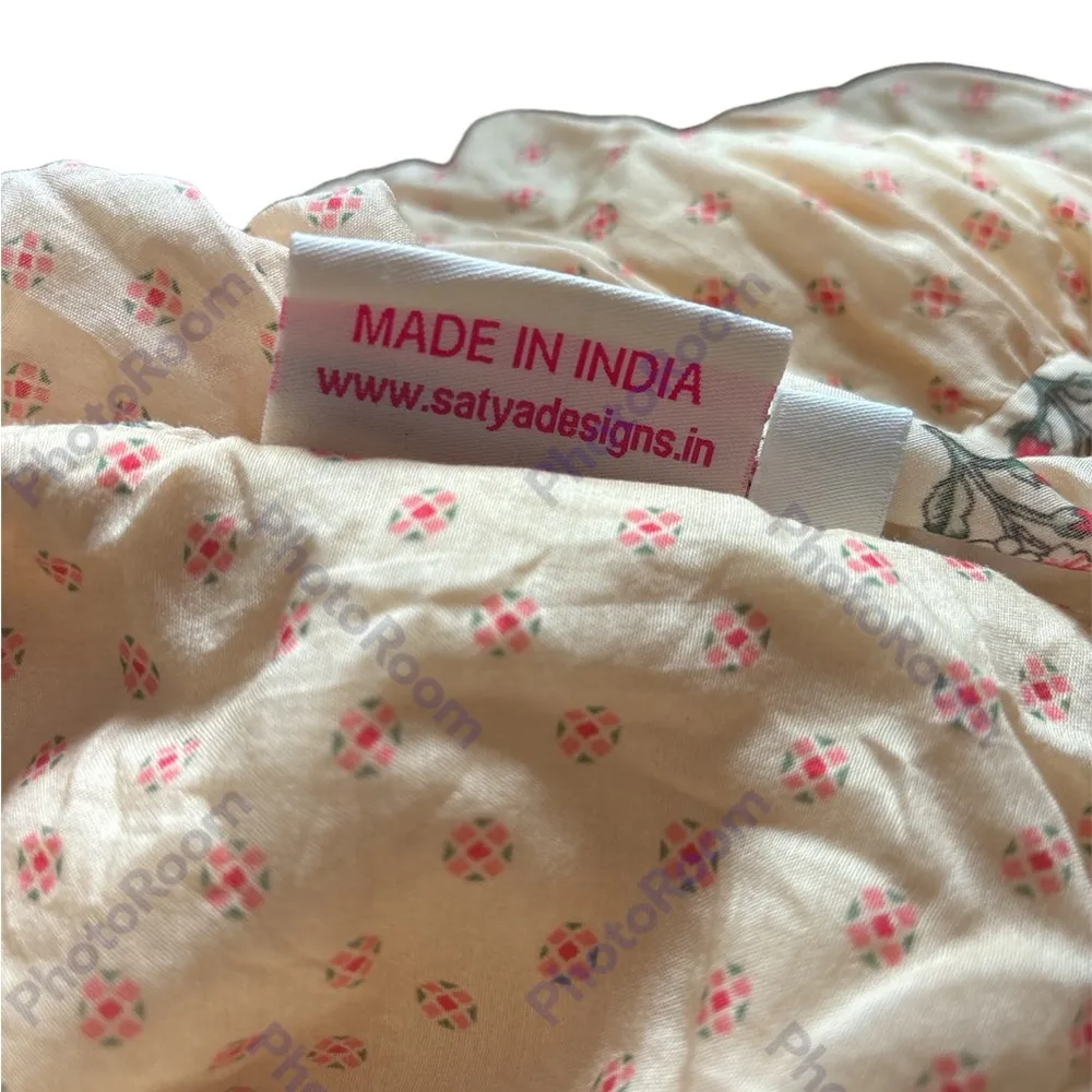 Sadya Fusion flowered maxi dress Yellow Size XL - Image 6