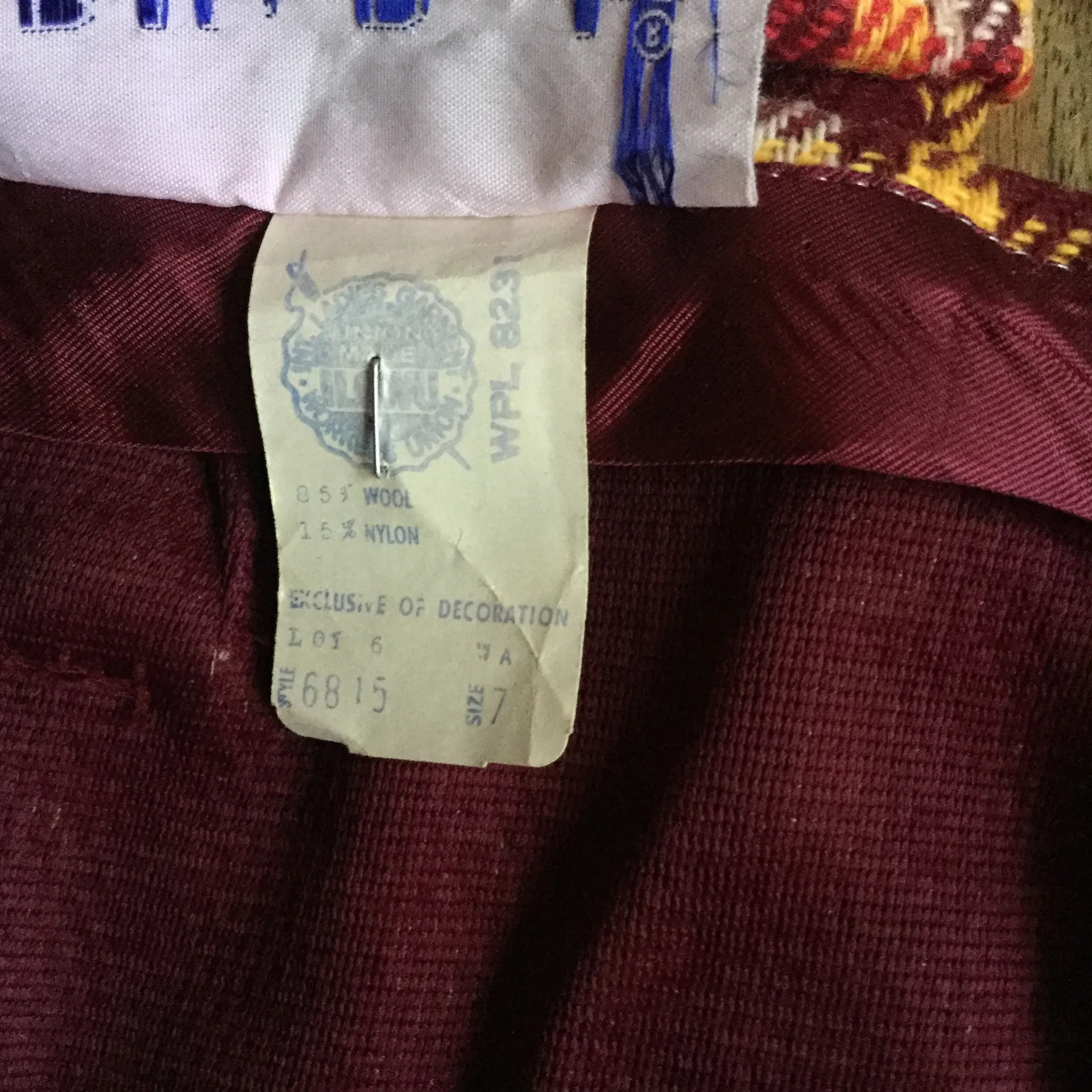 NWT Vintage Plaid Red Crop Pant - Sz 7 - Image 7