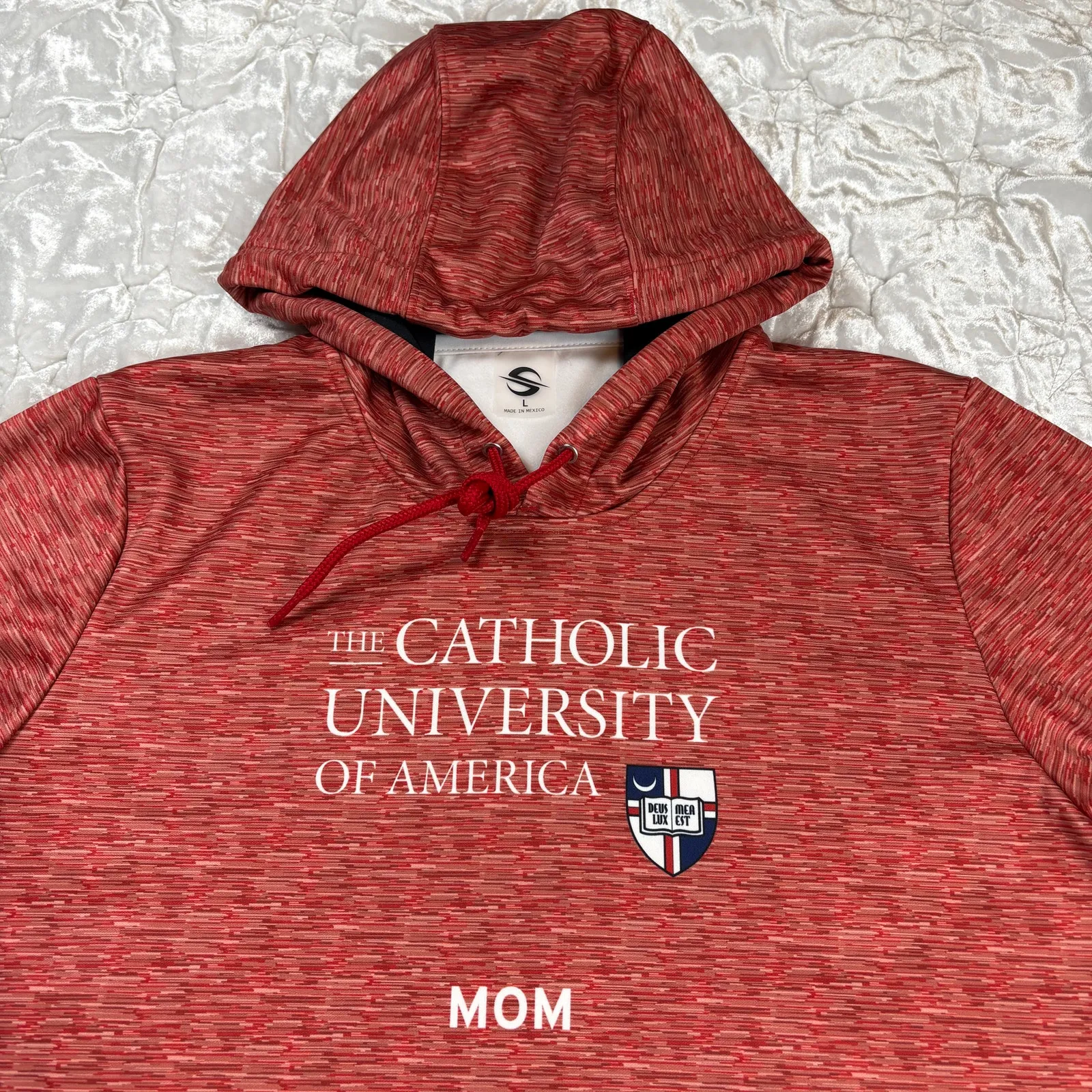 NWT Prosphere Catholic University Of America Mom Sweatshirt Size L Red Size L - Image 2