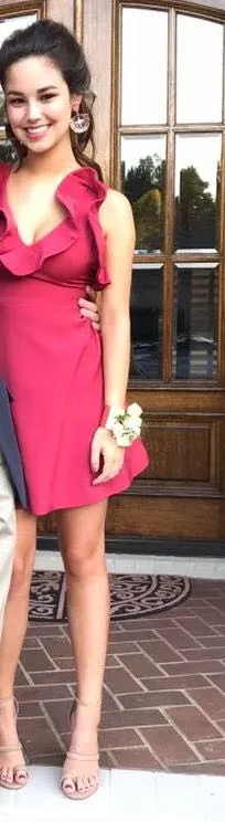 Keepsake Allure Ruffle Mini Dress - Image 3