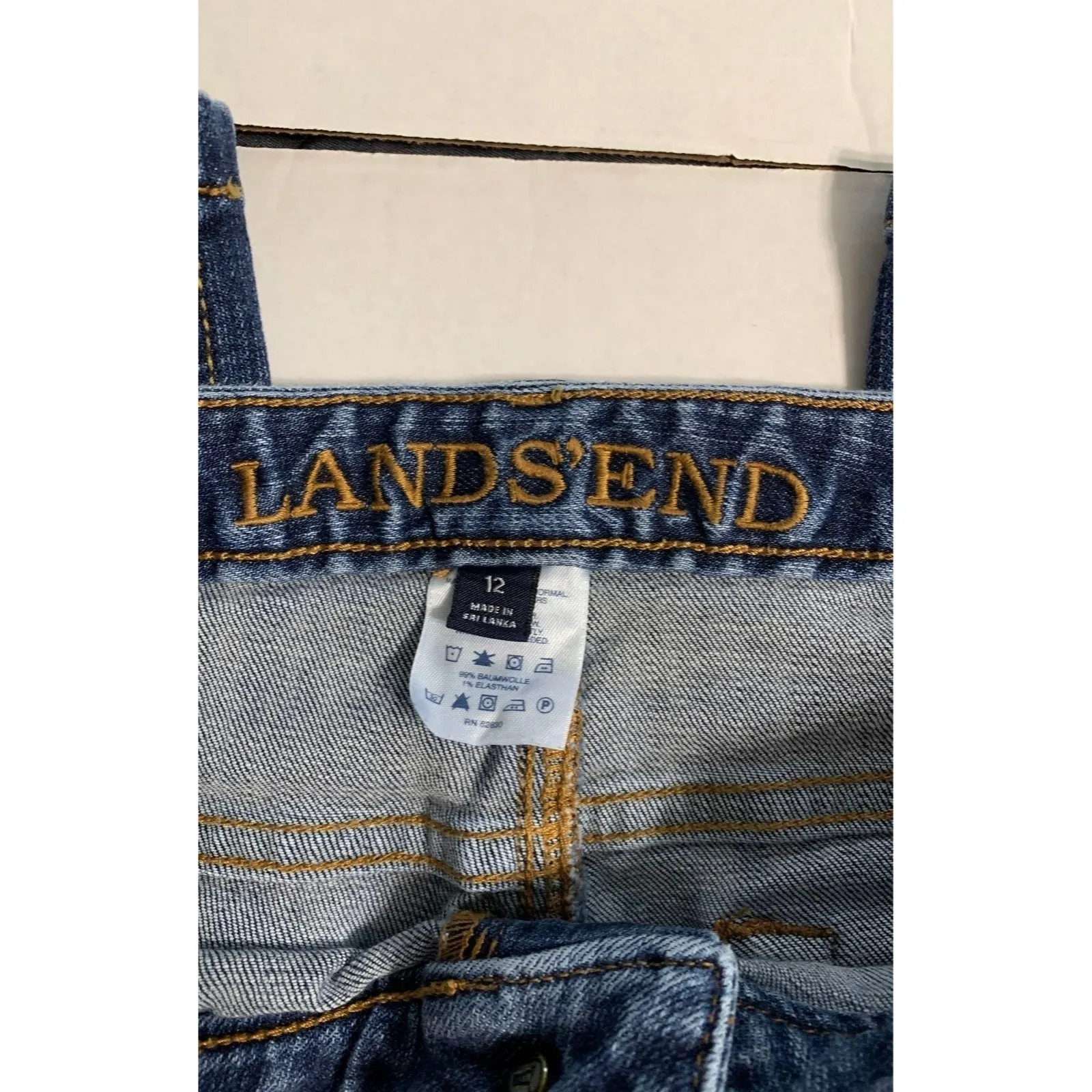 Lands End Bootcut Jeans Size 12 - Image 5