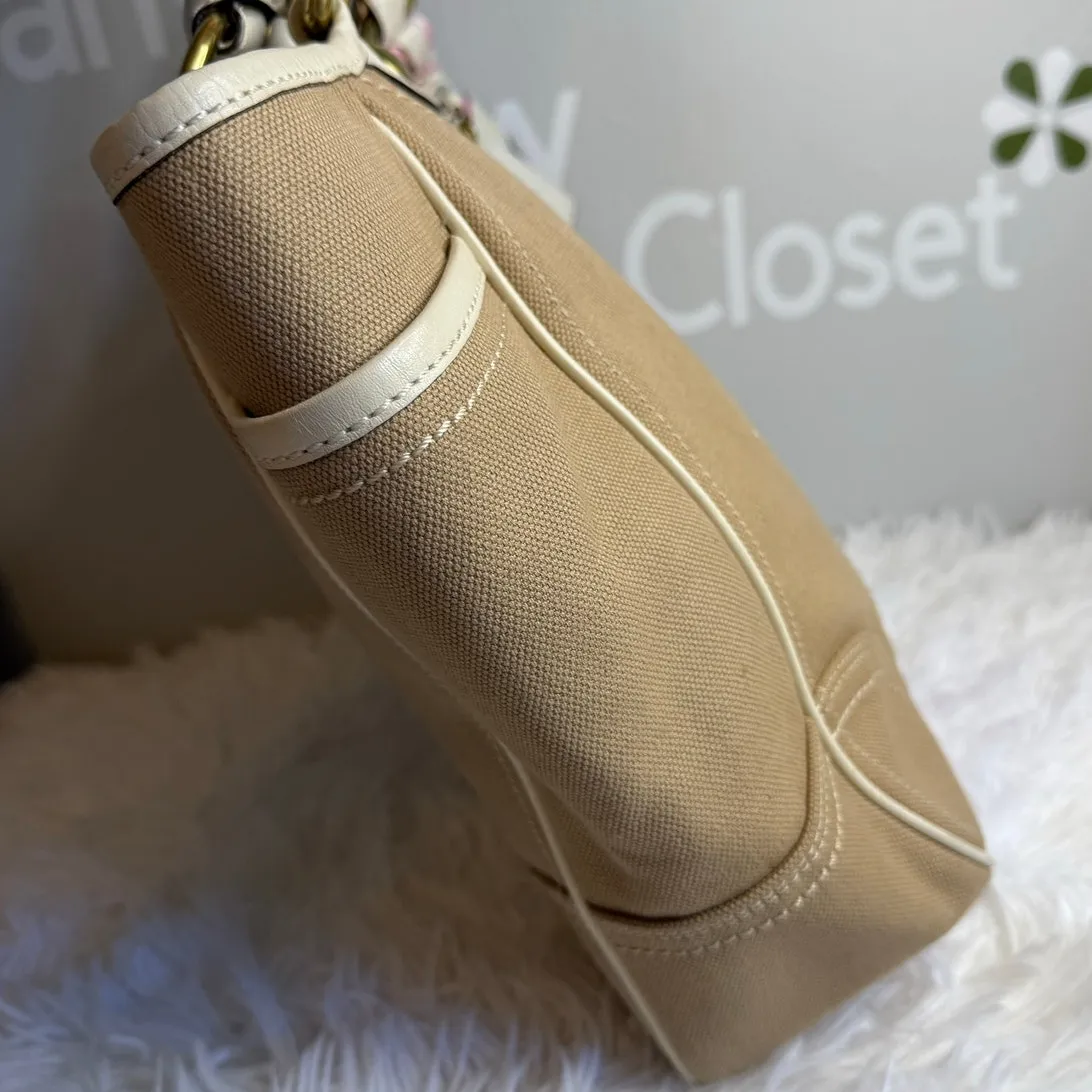 y2k COACH 2008 11791 Heritage Striped Tote Handbag - Image 10