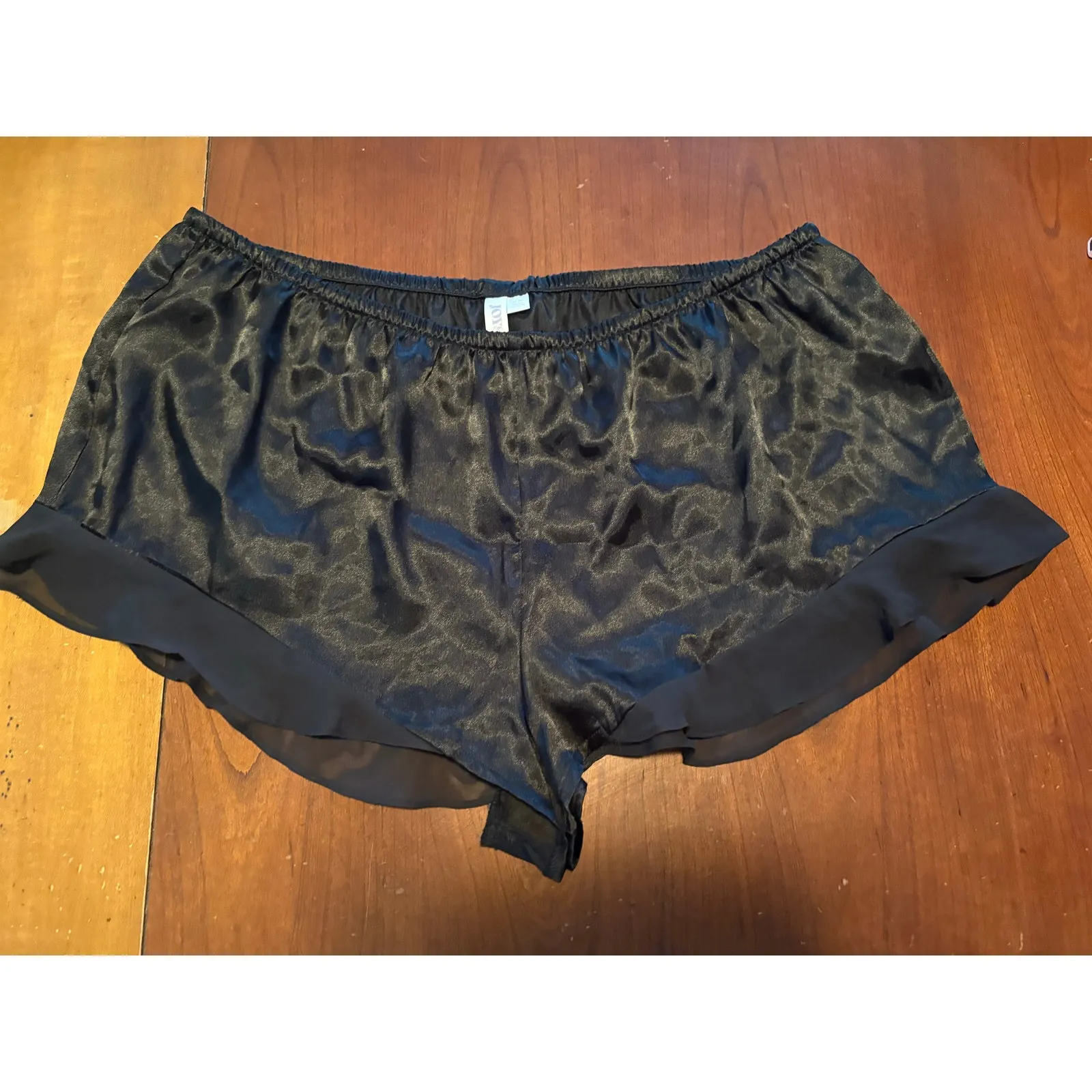 JoySpun Satin Sleep Set XL Black - Image 3