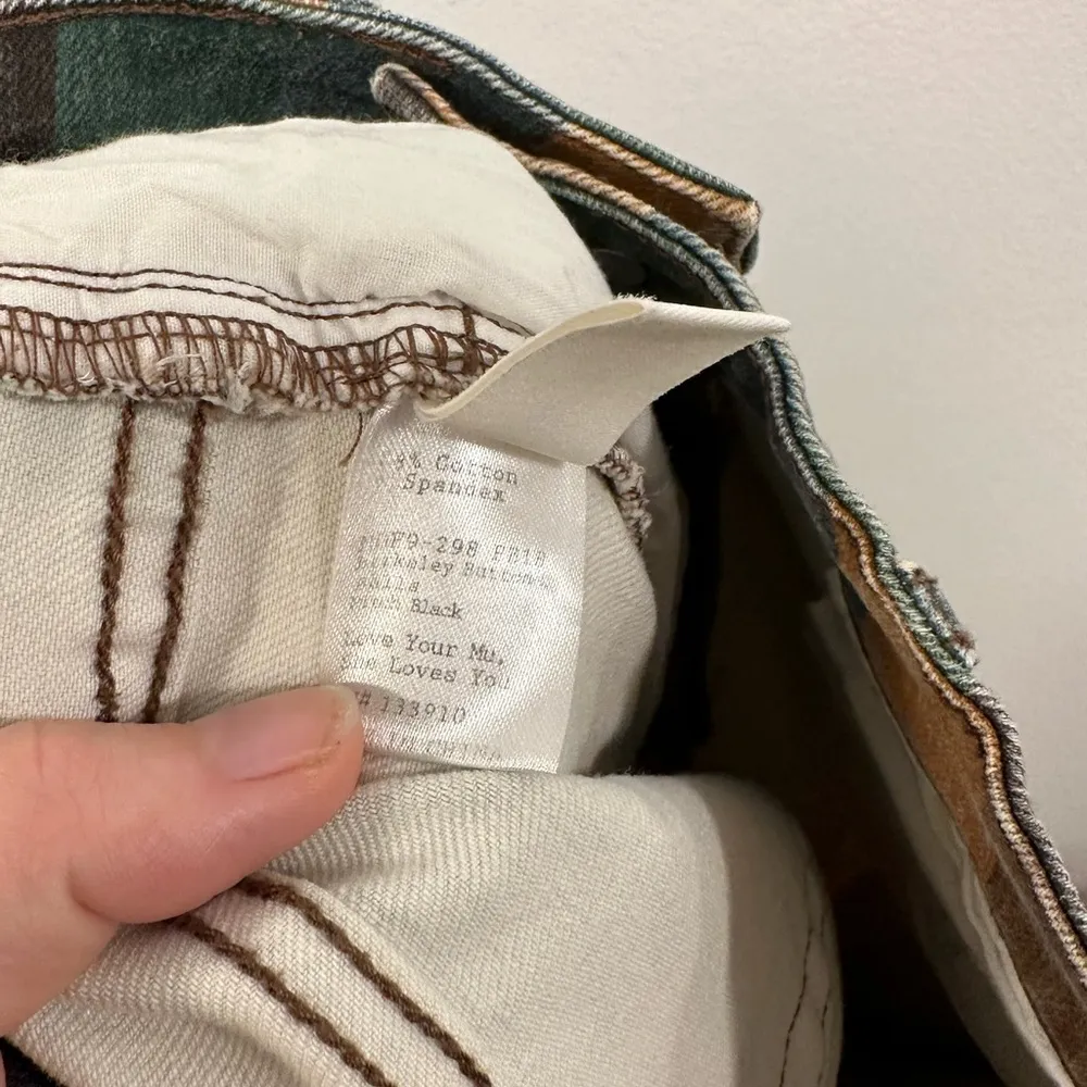 Show Me Your Mumu bell bottom flare jeans! Striped bottoms size small / 26! - Image 6