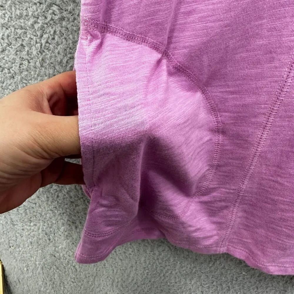 Chicos top women 1 medium purple the ultimate tee burnout pockets weekend layers - Image 4