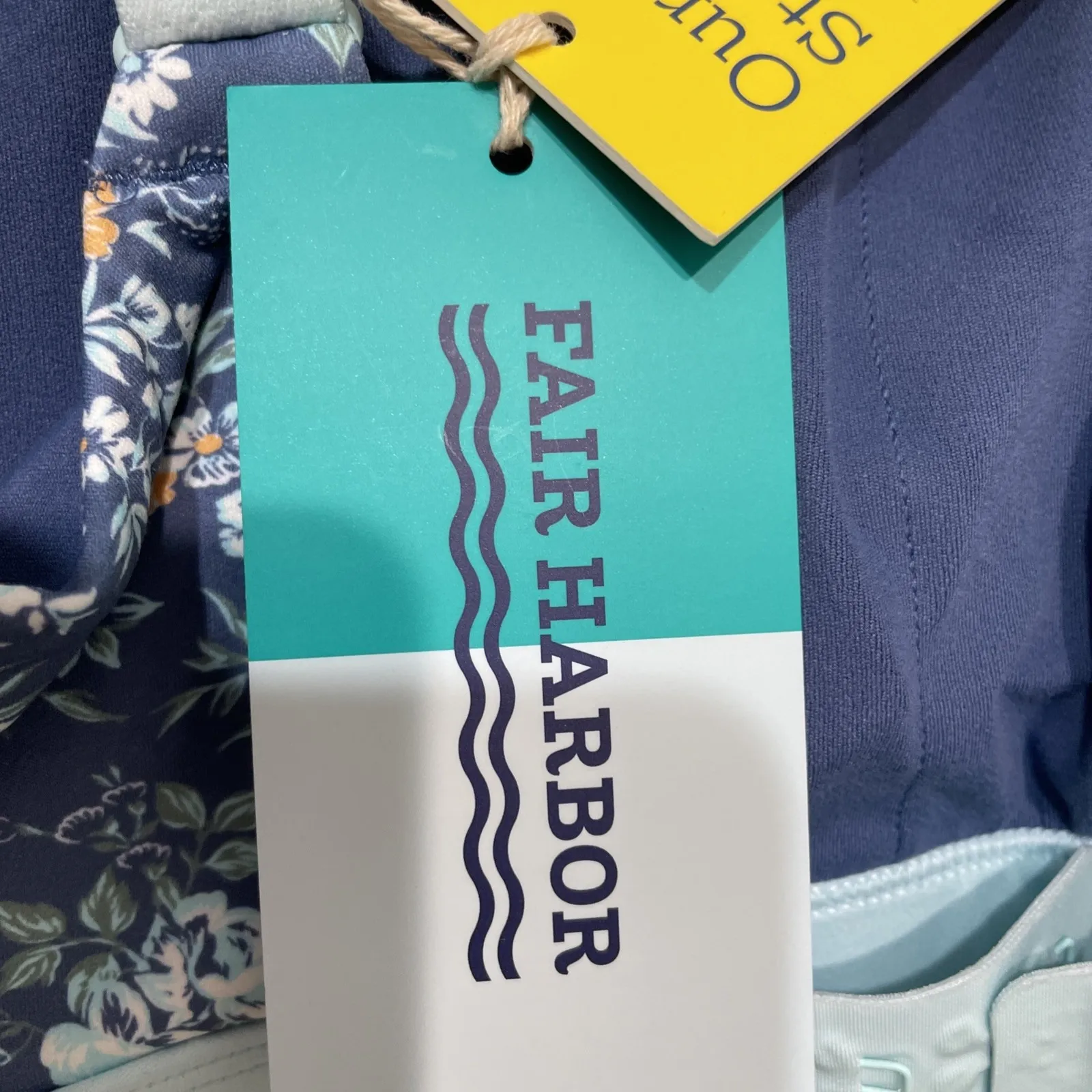 Fair Harbor The Atlantique Bra In Marine Floral Size S NWT - Image 3