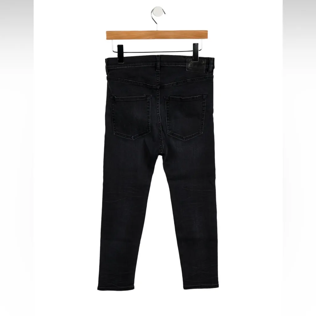 R13 The Drop Black Denim Jeans size 27 - Image 3