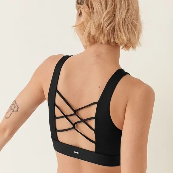 PINK GYM TO SWIM SQUARE NECK TOP - Image 2