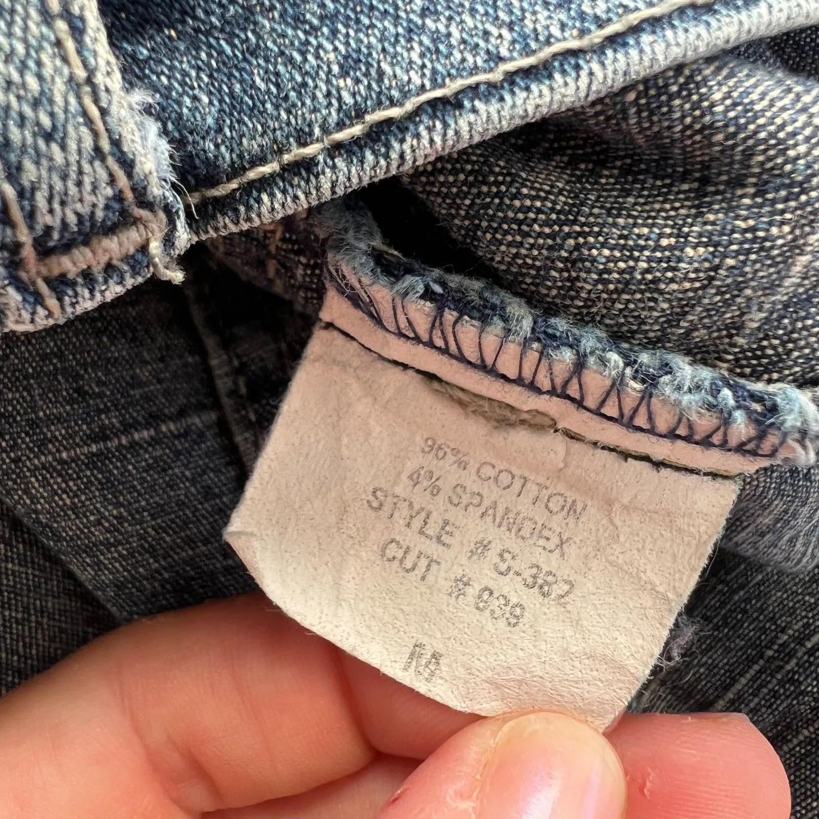 FOREVER 21 Vintage Y2K 2000s Midi Denim Jean Skirt Womens Medium Fairy Grunge - Image 5