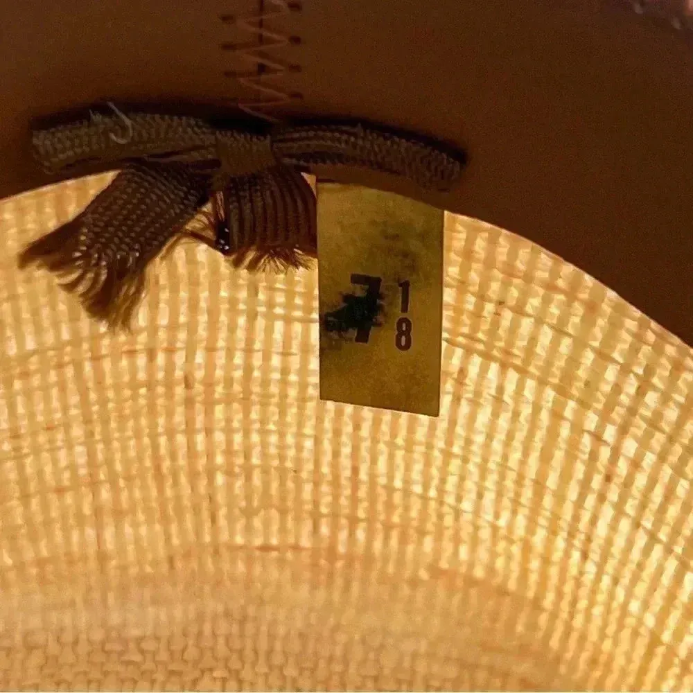 The Great Western Feather Straw Cowboy Cowgirl Hat Unisex, Country, Coachella, Tan - Image 12