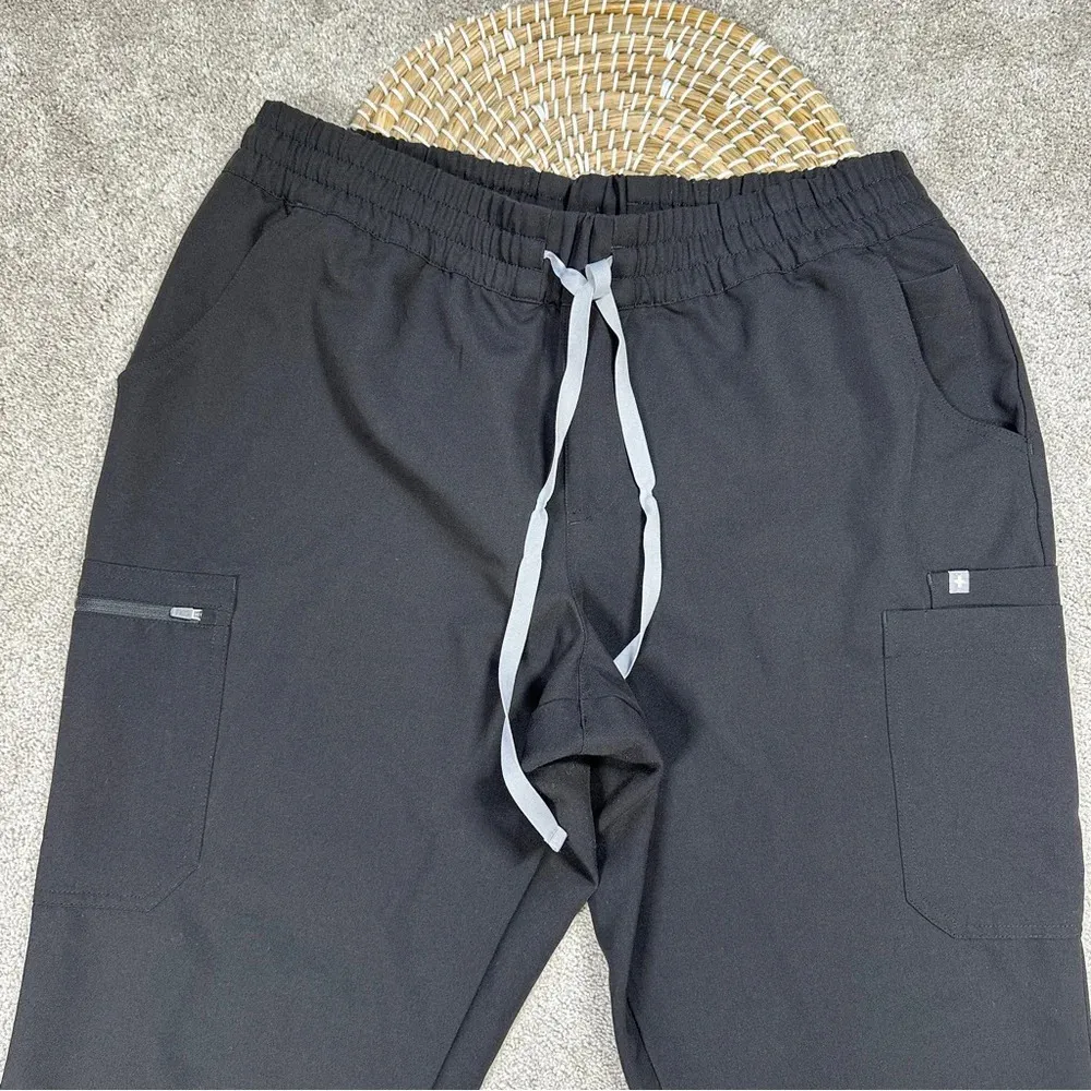 Figs Women’s Zamora Jogger Scrub Pants Drawstring in Black XXL - Image 4