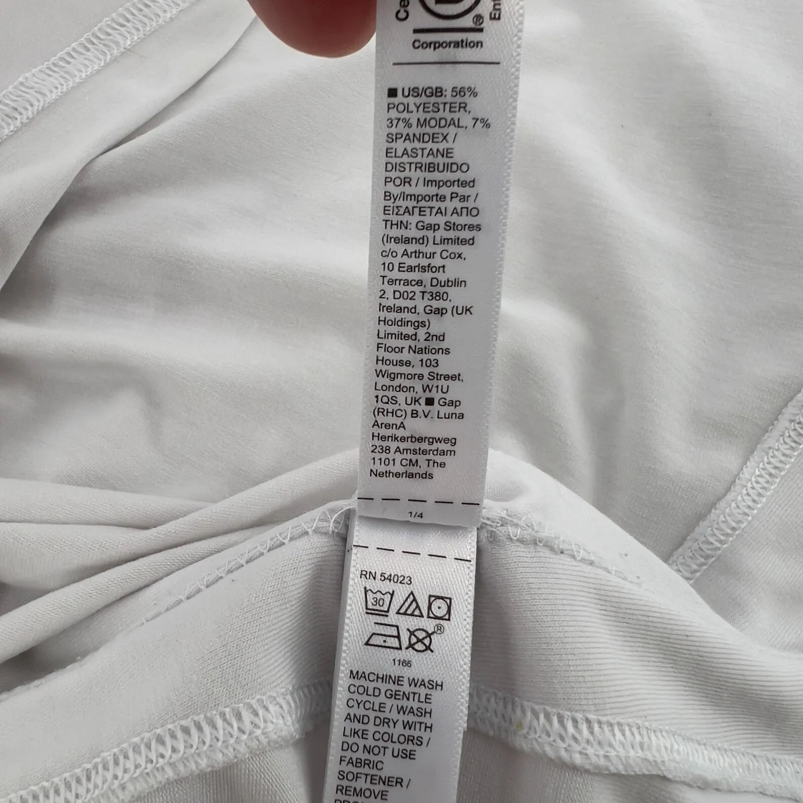 Athleta Women M Inspire Tank Top White V-Neck Oversized Flowy Relaxed Yoga Gym‎ - Image 7