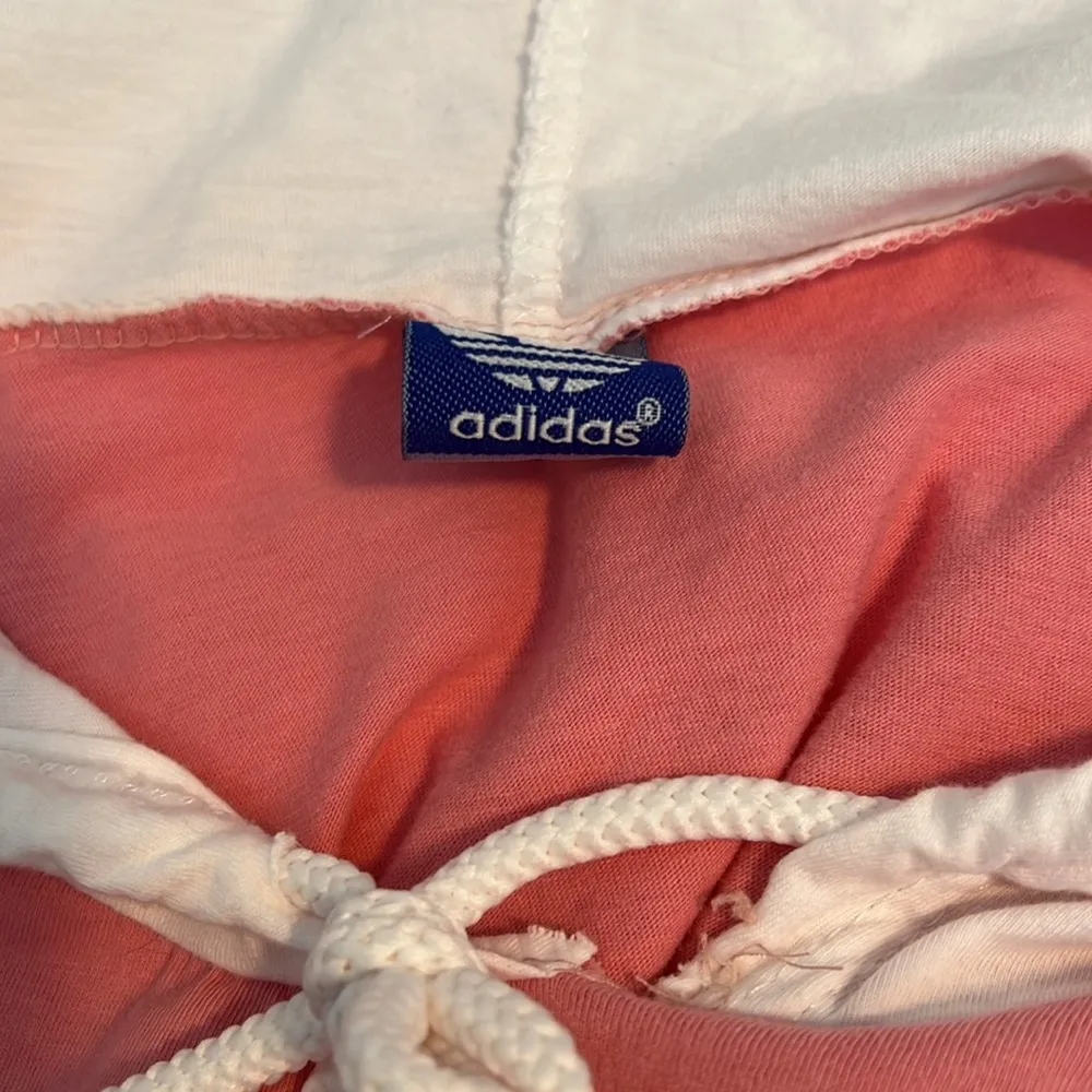Adidas Vintage Embroidered Pullover Hoodie | Size Small - Image 5