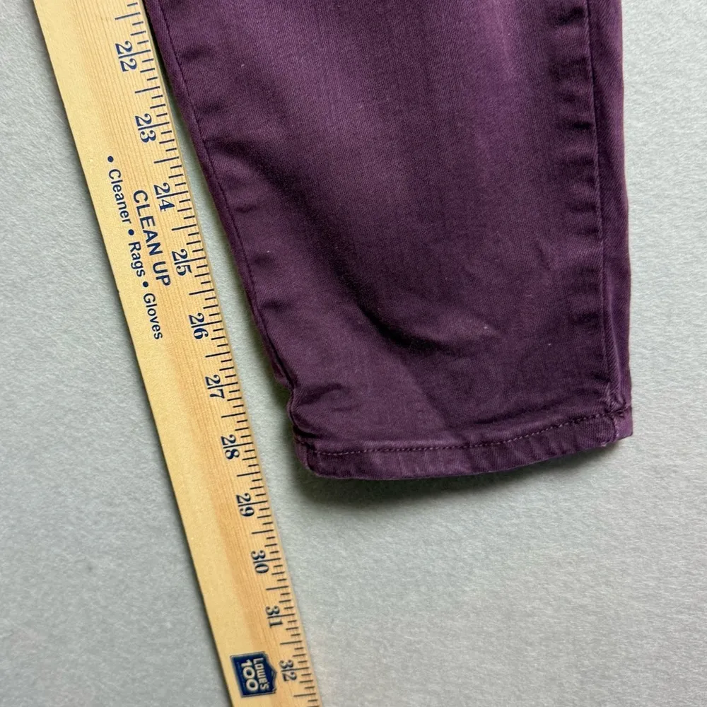 Pistola Hannah Cargo Skinny Pant Women's Dark Purple Stretch Fabric Mid-Rise 32 - Image 13