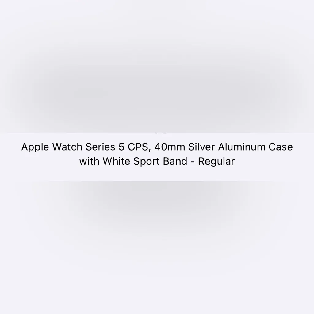 Apple Watch Series 5 GPS, aluminum case, 40mm case
WIFI ONLY - Image 3