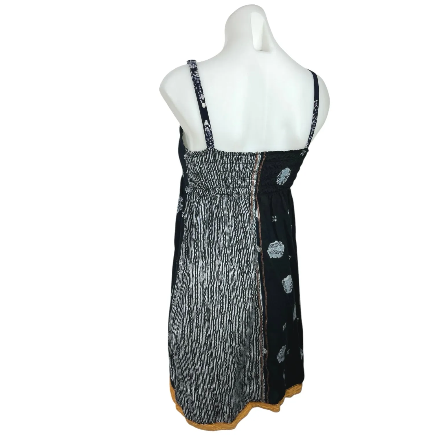 Urban Renewal Multicolor Sleeveless Patchworks Mini Cami Camisole Tank Dress S/M - Image 3