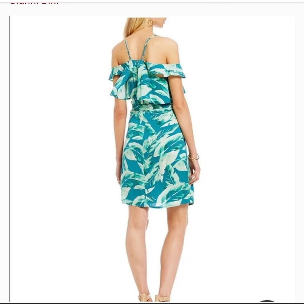 Gianni Bini wrap dress tropical print summer - Image 3