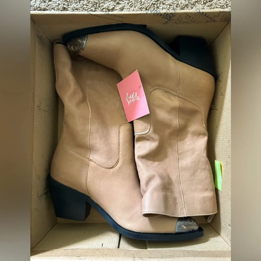 NIB Free People Faster Horses Filigree Boots Women’s Size 10 Western cowgirl - Image 10