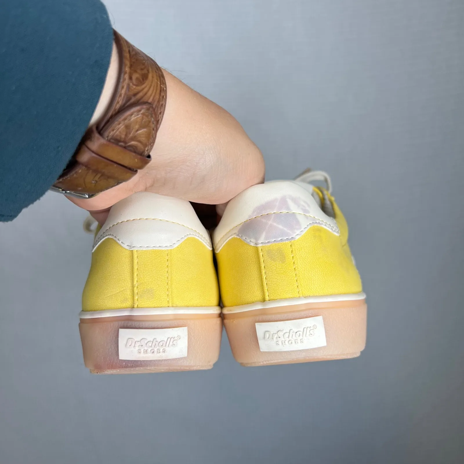 Dr‎ Scholls Size 6.5 Offline Sneaker Women's Mustard Yellow Casual Walking Shoes - Image 5