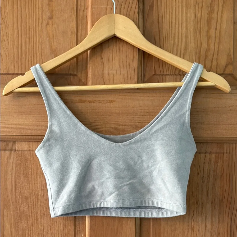 Italian Made Elegant Gray Women's Teen Girl Crop Top Blue Size undefined - Image 3