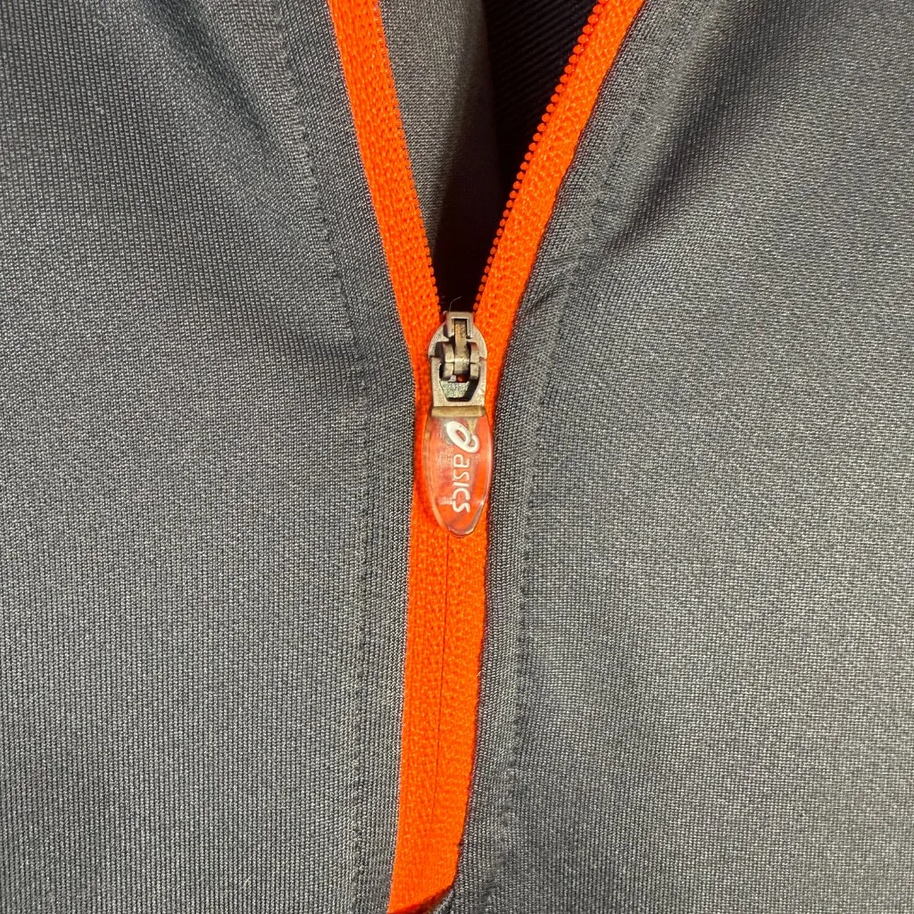 Asics 1/4 Zip Pullover Jacket Women's Medium Gray Active Outdoor Workout Running - Image 8