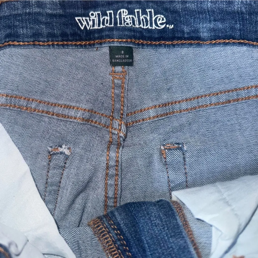 Wild Fable High Rise Ripped Skinny Jeans – Size 8 - Image 4