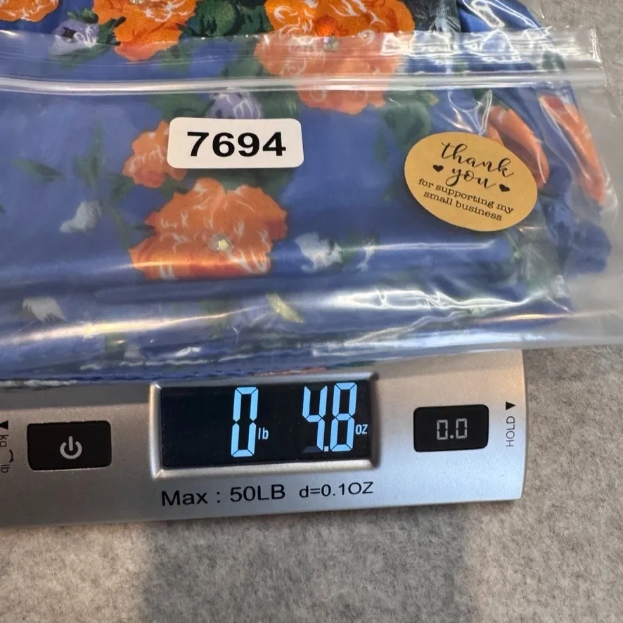 Vintage Y2K Exhilaration Skirt Womens Small Blue Satin Floral Rhinestone Grunge - Image 14