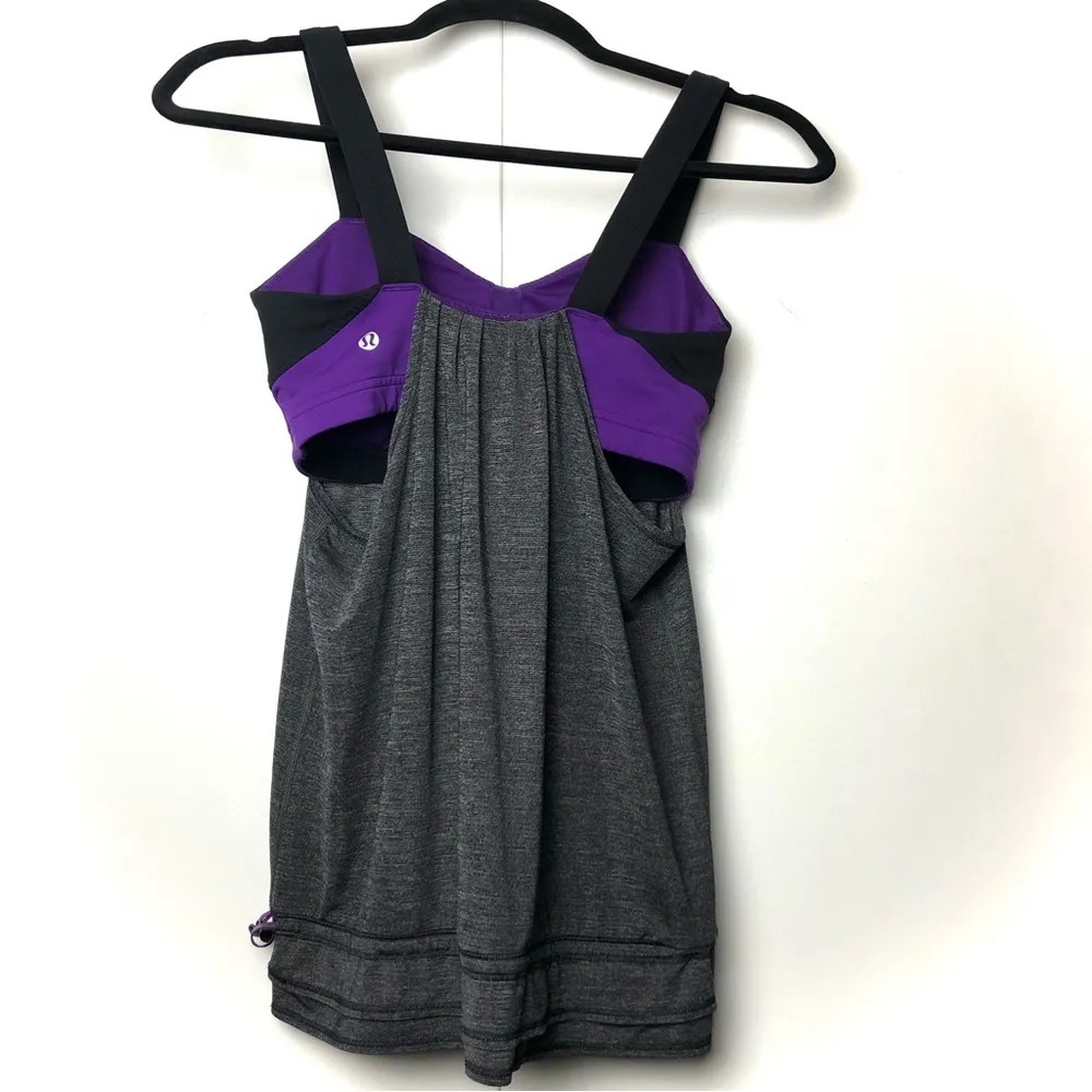Lululemon Back On Track Tank Top in Black and Tender Violet - Image 9