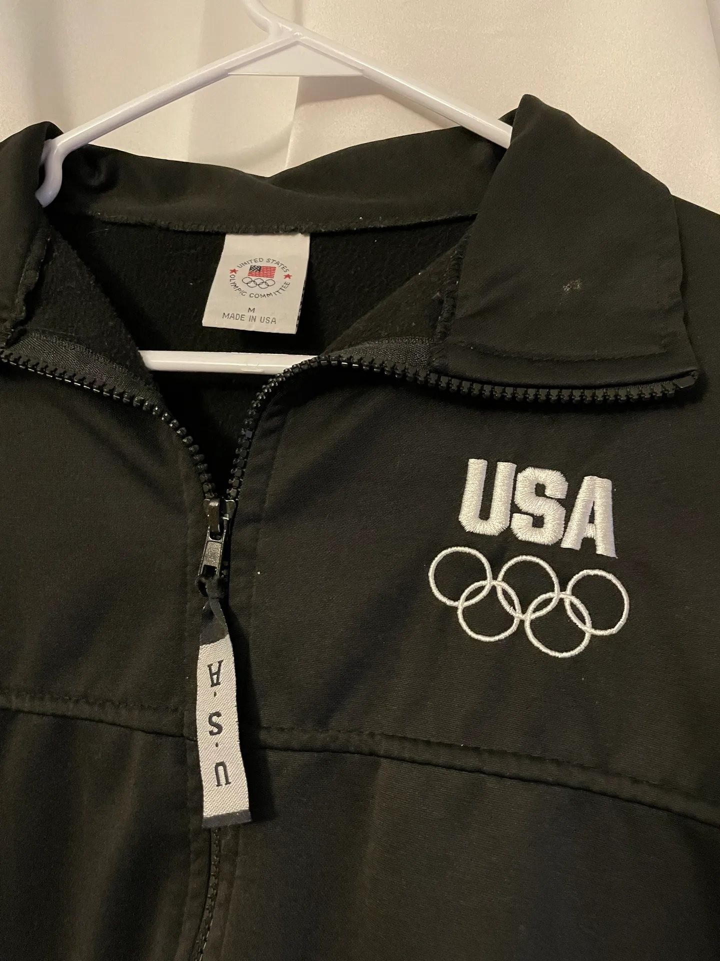 Team USA Black Jacket Size M - Image 3
