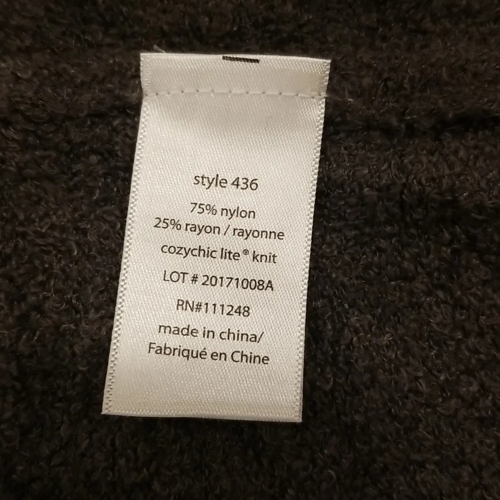 BAREFOOT DREAMS CozyChic Lite Ombre Calypso Wrap Cardigan Loden Carbon L/XL NWT - Image 15