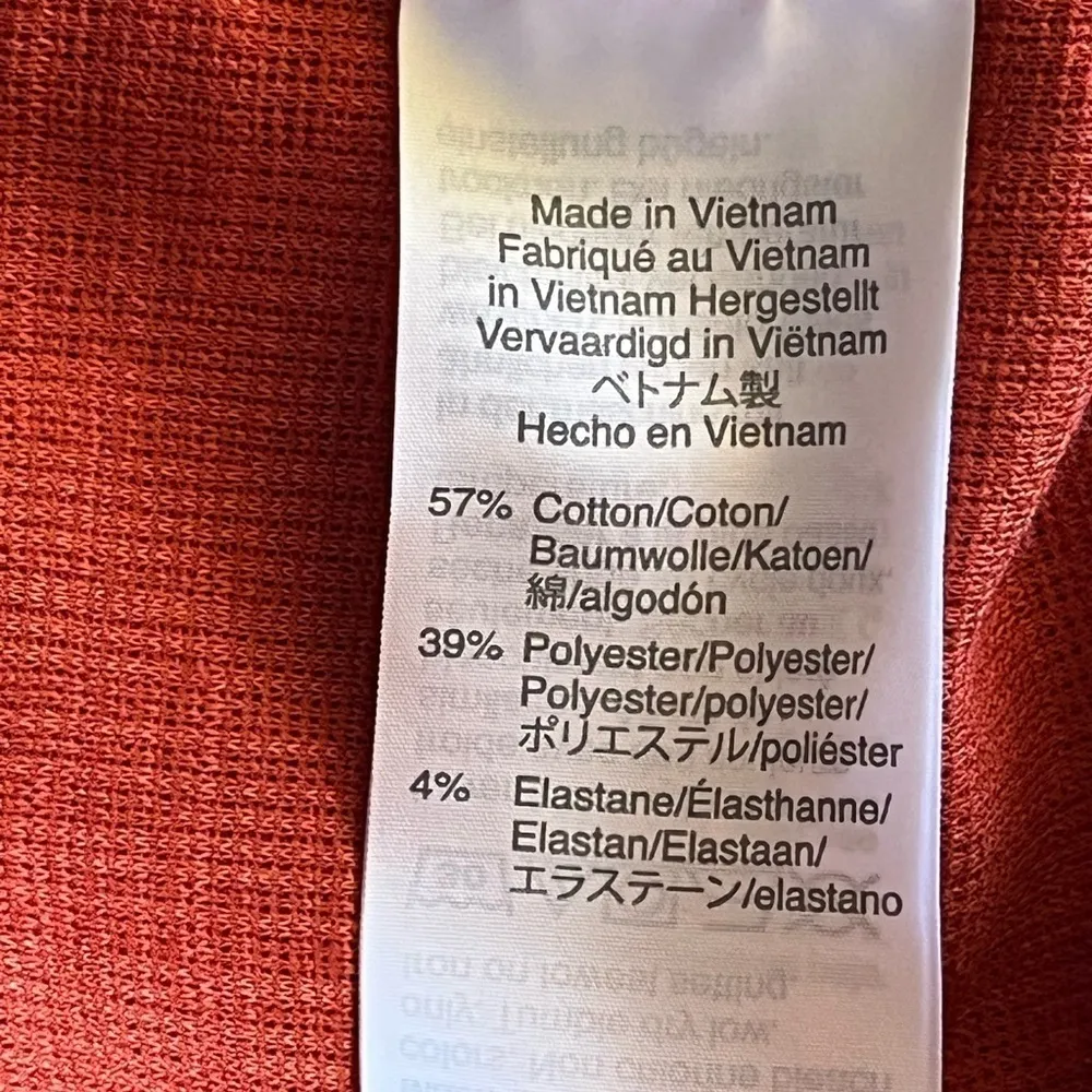 Crew Rust Orange Crepe V - Image 9