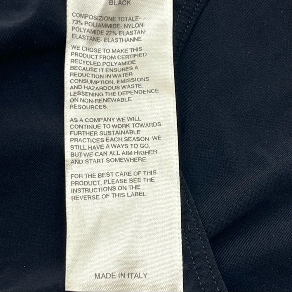 Rick Owens Fogachine Women Swim Bikini Bottom US Size 6 Black Summer Coastal NEW - Image 4