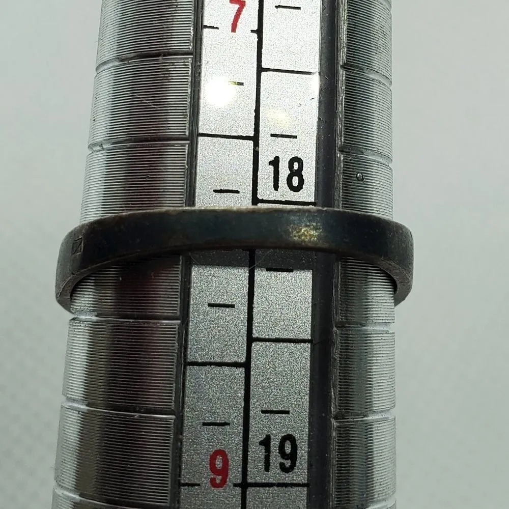 Sterling Silver Lapis Lazuli Stone Ring Blue Size 8 - Image 10