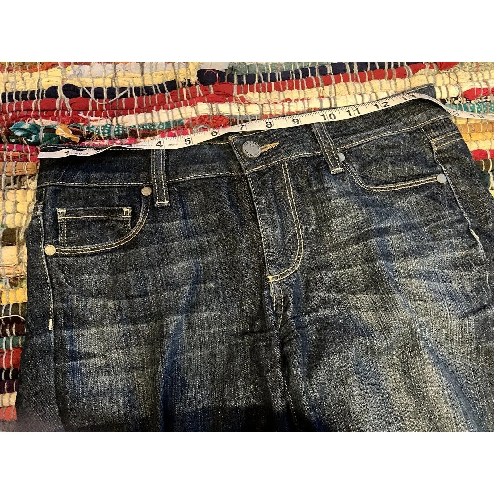 Paige Jeans Women’s Size 27 Straight Dark Wash Premium Denim - Image 2