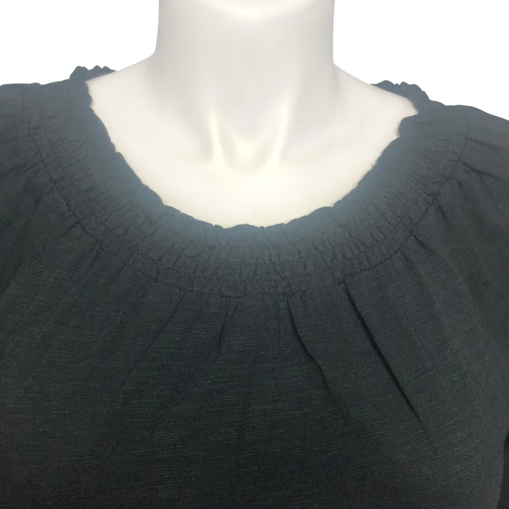 Belle by Kim Gravel Black Knit Pom Pom Top - Image 3