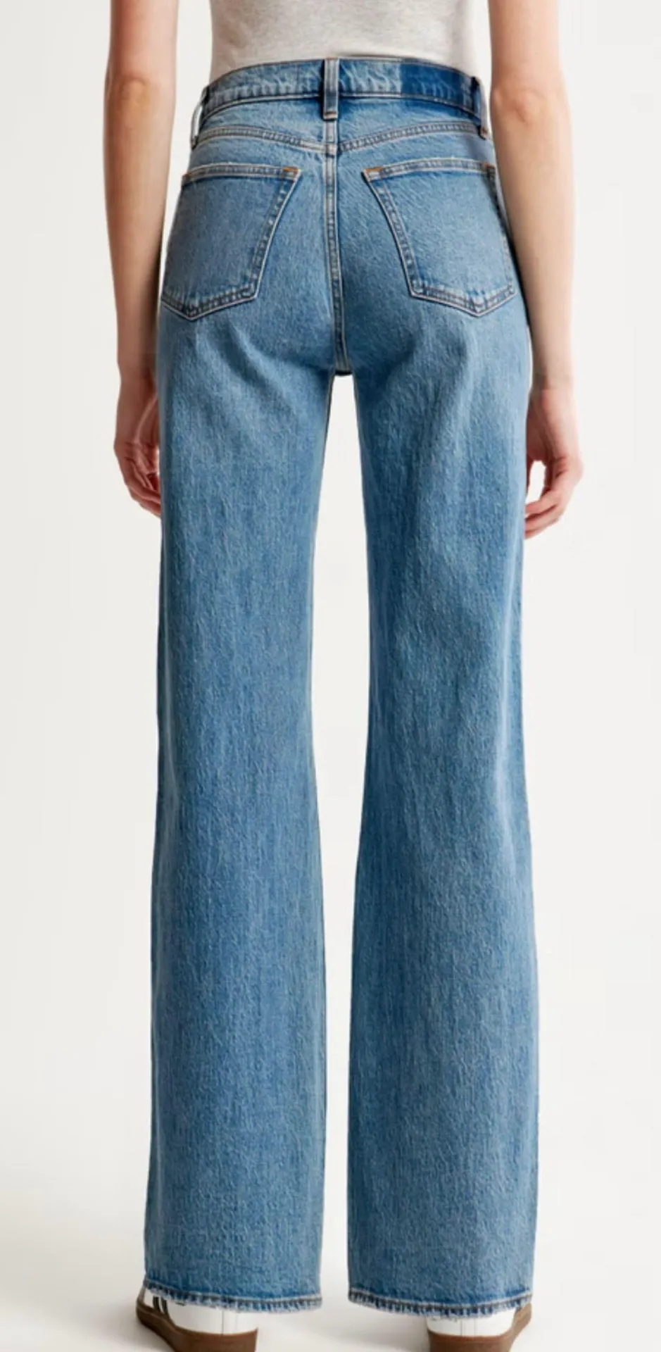Abercrombie & Fitch Curve Love Medium Destroy High Rise 90s Relaxed Jeans - Image 2