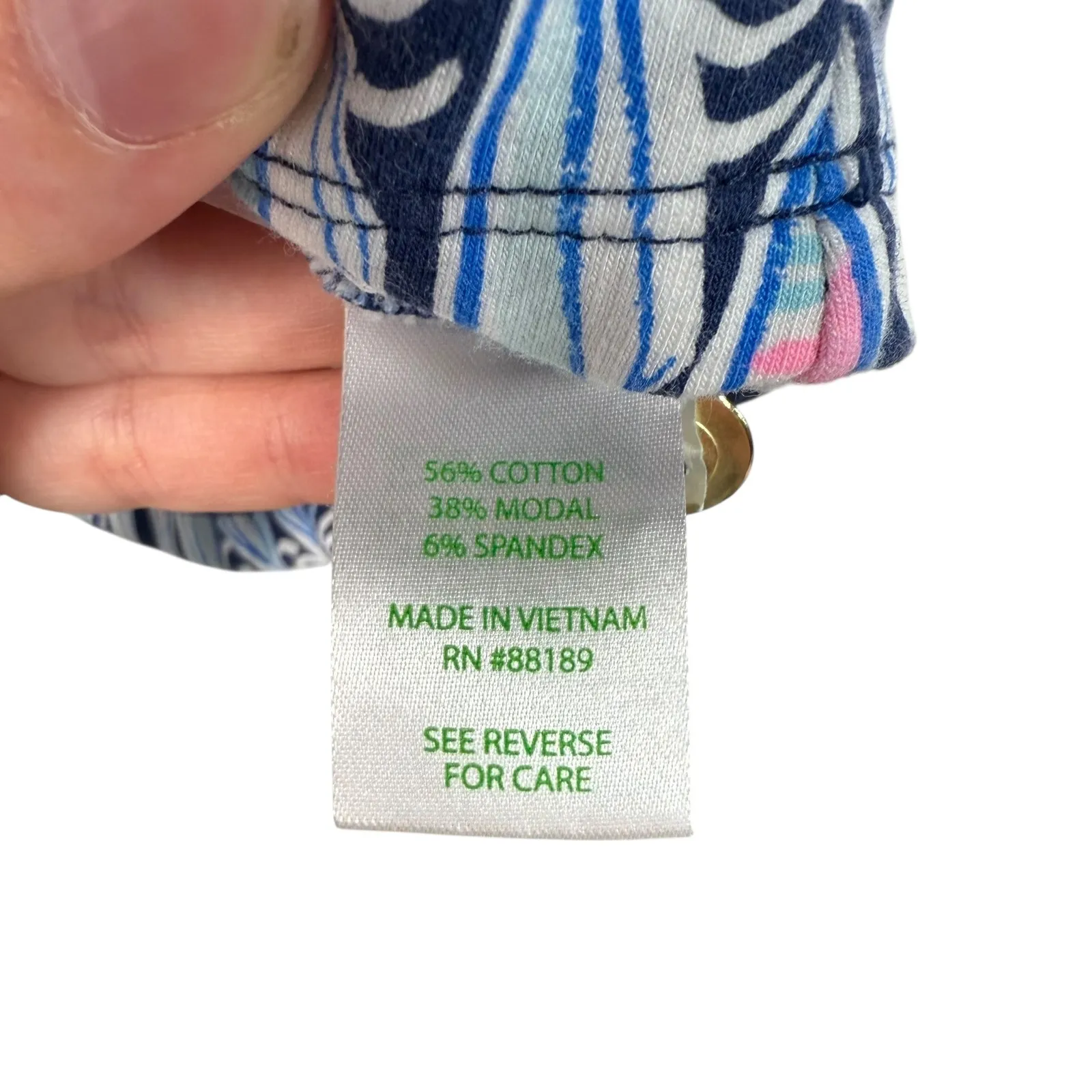 Lilly Pulitzer  UPF 50+ Captain Round Hem Popover Sailboat Pullover Sweatshirt S - Image 5