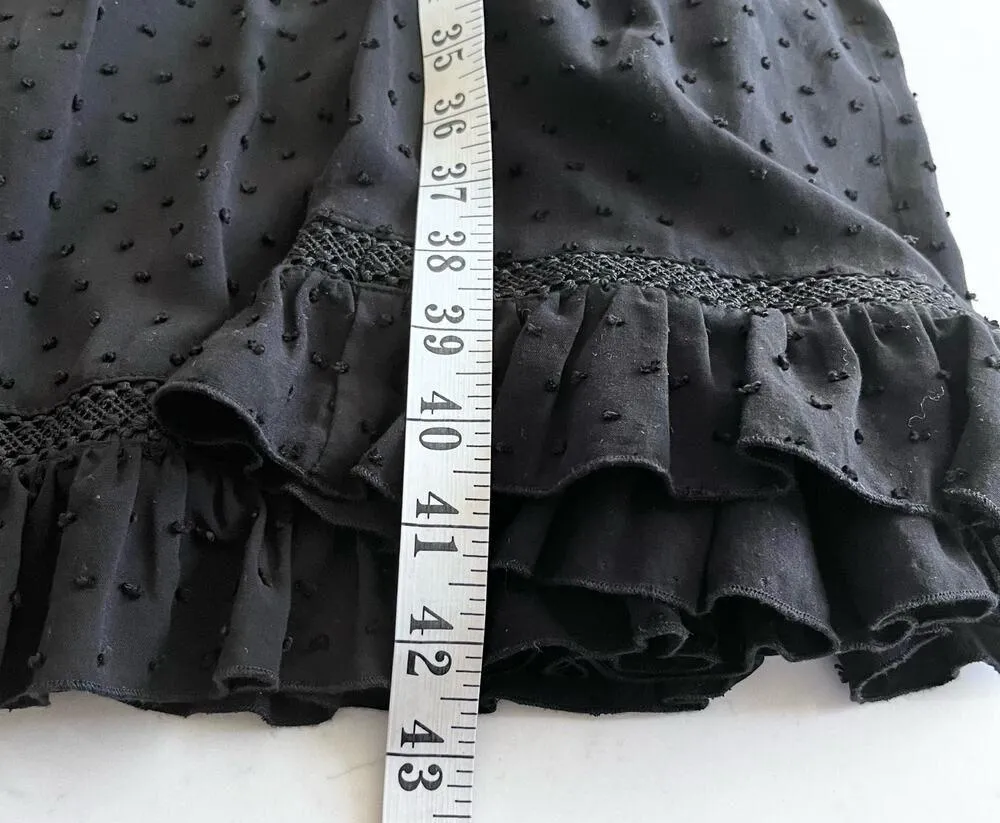 Kate Spade Broome Street Swiss Dot Sleeveless Black Dress Size XS - Image 11