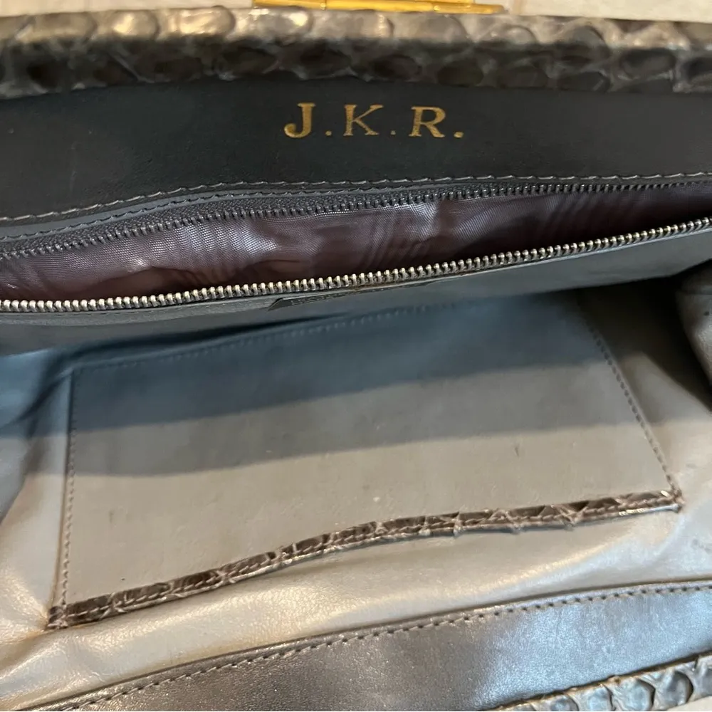 Vintage Rare and unique,  Snakeskin Bag/Clutch - Image 13