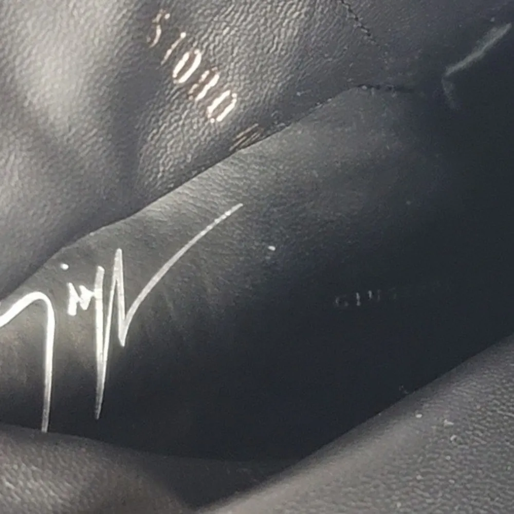 Giuseppe Zanotti Black Suede Ankle Boots Size 40 - Image 11