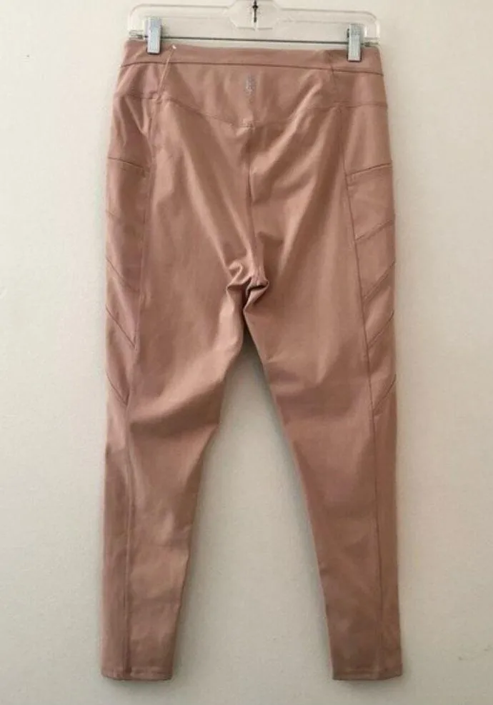 NEW Free People X FP Movement On Cloud Nine Legging Pink Pearl Size Large - Image 10