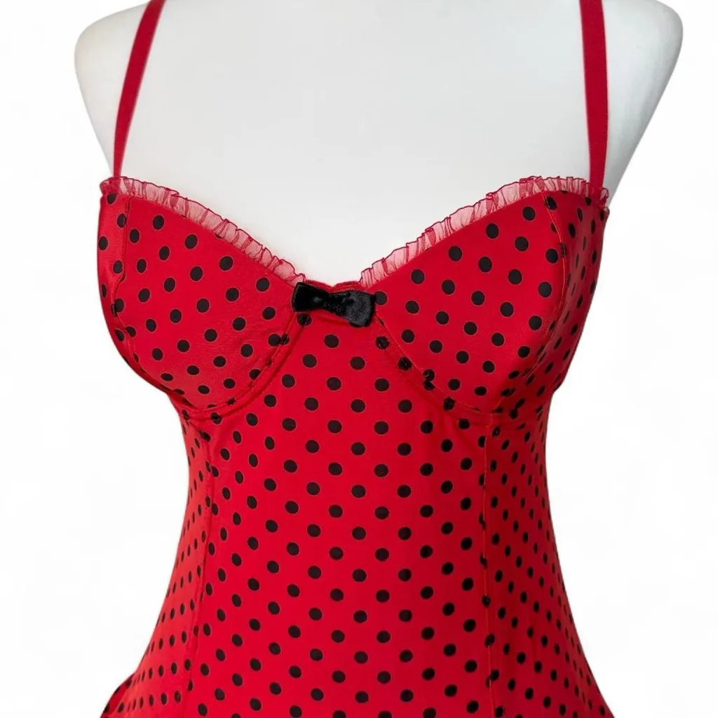 Polka Dot Lingerie Red Size undefined - Image 2