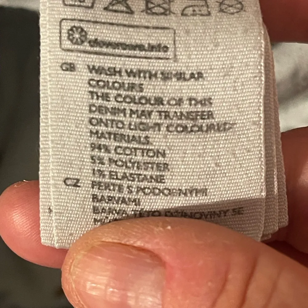 COS Women’s Dark Wash Mid Rise Ankle Skinny Jeans w/ Stretch size 30 - Image 10