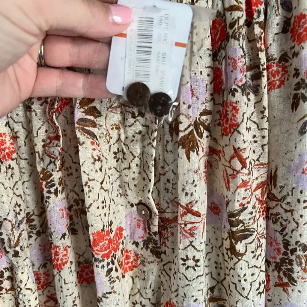 NWT New Free People Intimately Picnic Partay Balloon Ivory Harem Pants Sz S Boho - Image 7