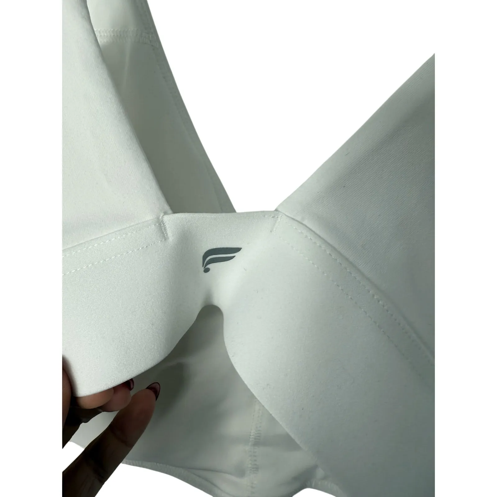 Fabletics All Day Every Day Bra White 2X Supportive Lounge Active Athleisure - Image 3