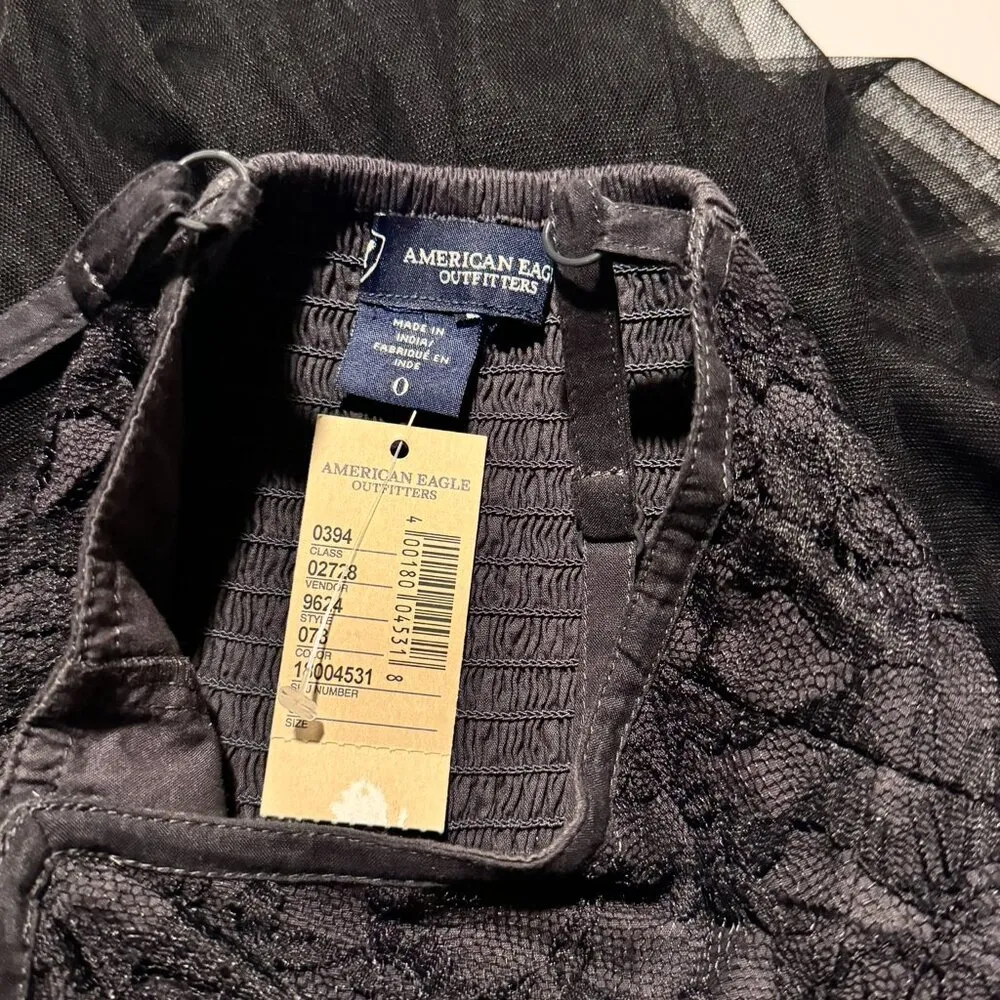 NEW American Eagle Tulle Corset Ballerina Lace Dress Sz 0 - Image 4