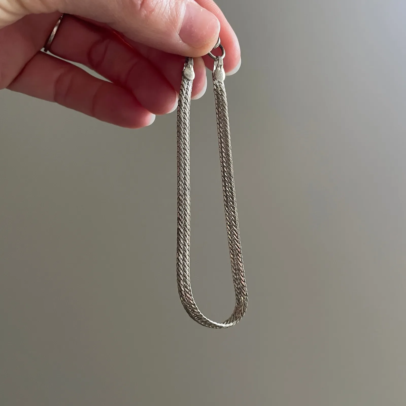 Sterling Silver Snake Chain Bracelet Thin Elegant Unisex Jewelry Minimalist Y2K - Image 2