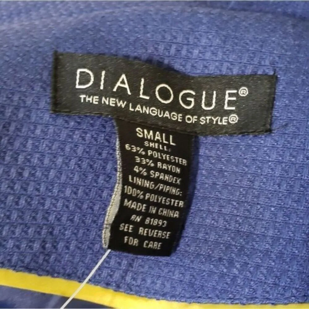 Dialogue New Button Down Collar  Coat‎ Size Smal - Image 5