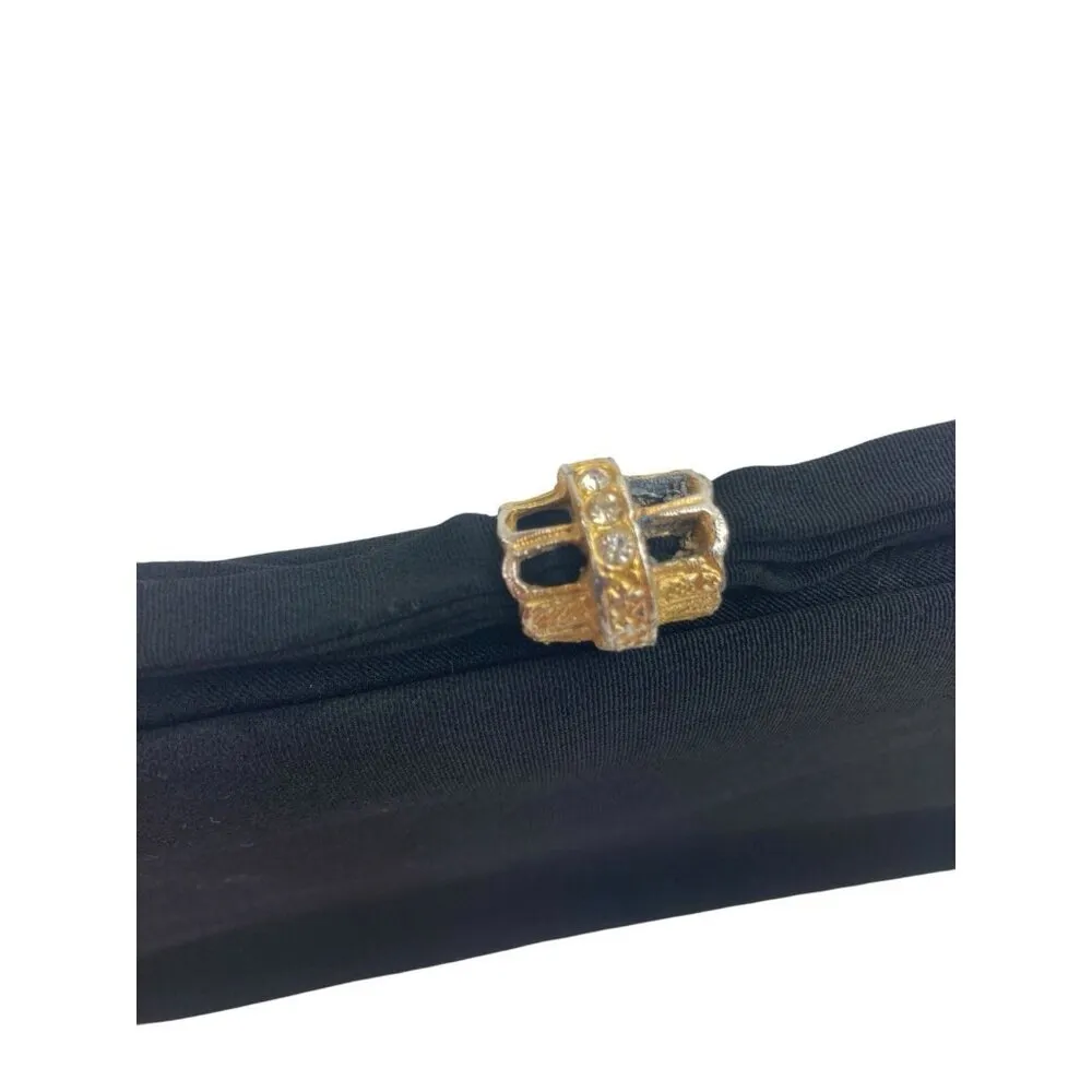 Vintage Mr. Bonhomme Purse Black Cocktail Party Retroglam 60's Mid Century Glam - Image 3