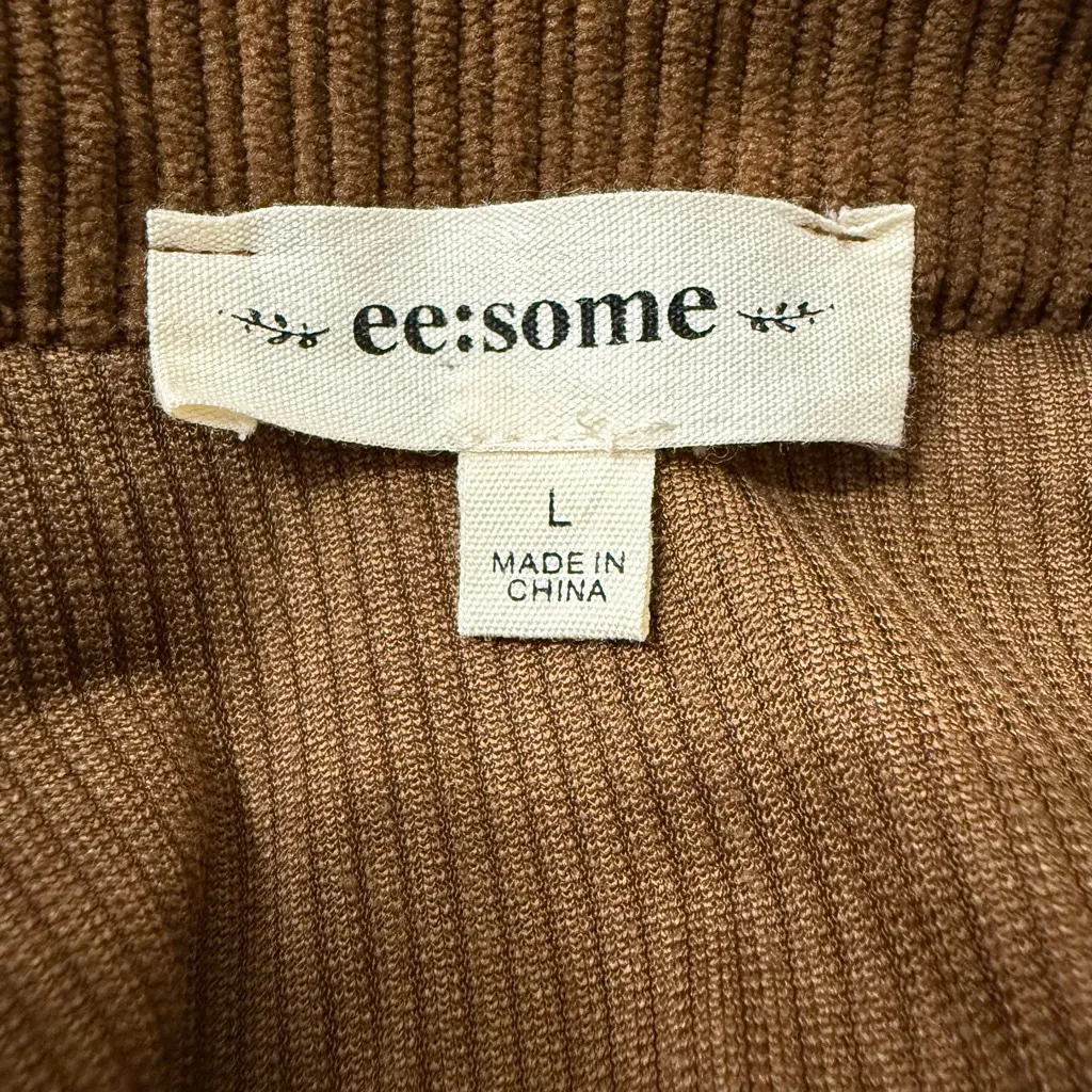 ee:some Brown Corduroy Jacket Size L - Image 7